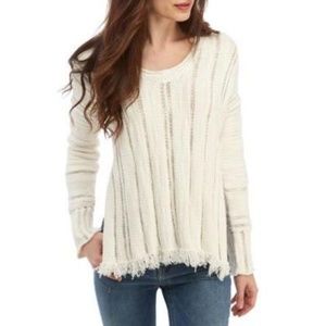 Free People Ocean Drive Sweater Ivory S